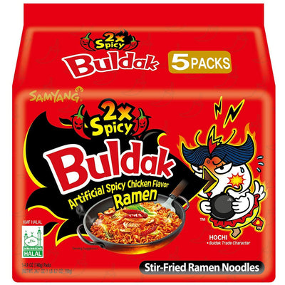 Samyang Buldak 2x Spicy Artificial Spicy Chicken Flavor Ramen