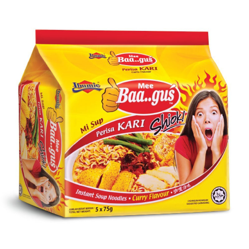 Ibumie Mee Baa..gus Mi Sup Perisa Kari Curry Flavor