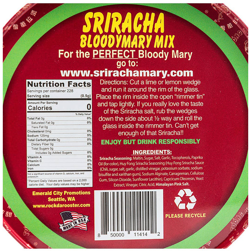 Sriracha Hot Himalayan Pink Salt Rimshot