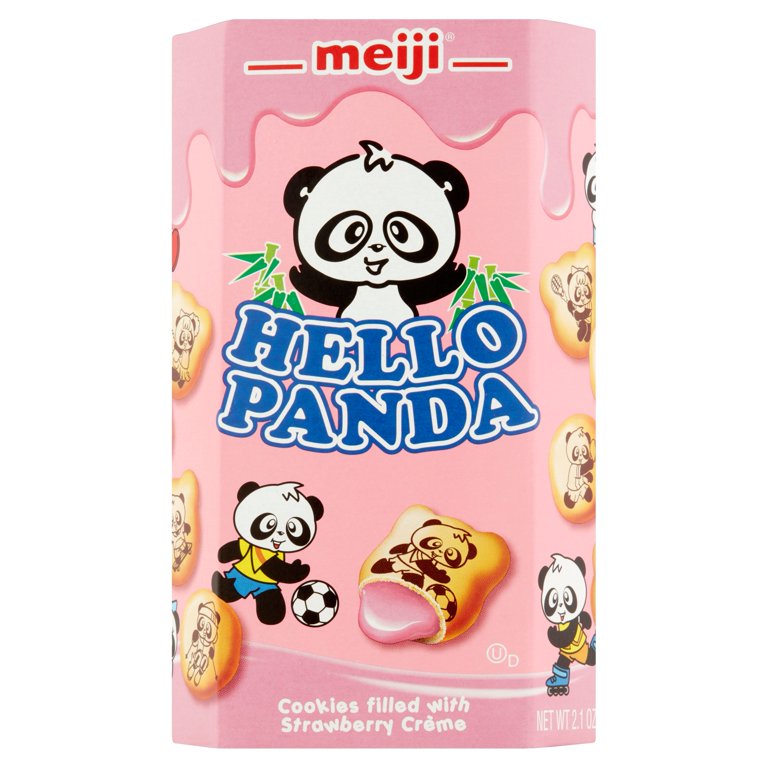 Meiji Hello Panda Strawberry Creme