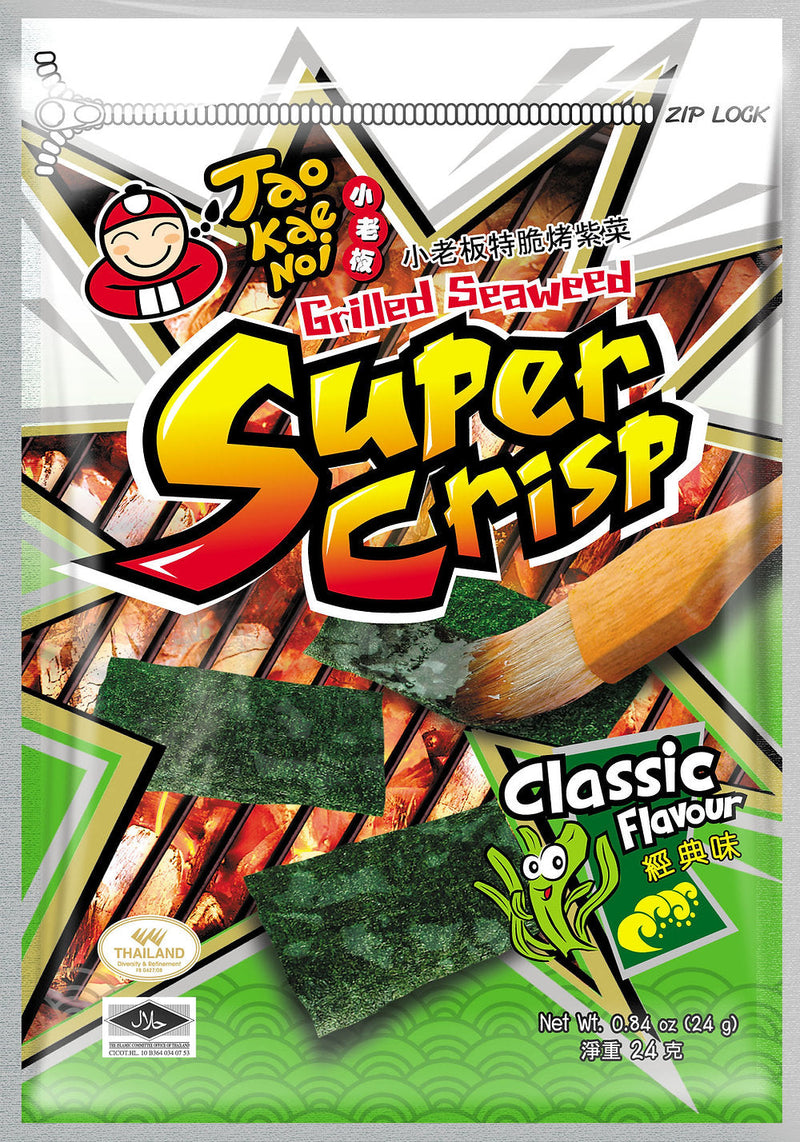 Tao Kae Noi Grilled Seaweed Super Crisp Classic Flavour