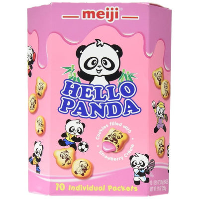 Meiji Hello Panda Strawberry Creme