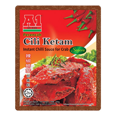 A1 Ak Koh Perencah Cili Ketam Instant Chilli Sauce for Crab | SouthEATS