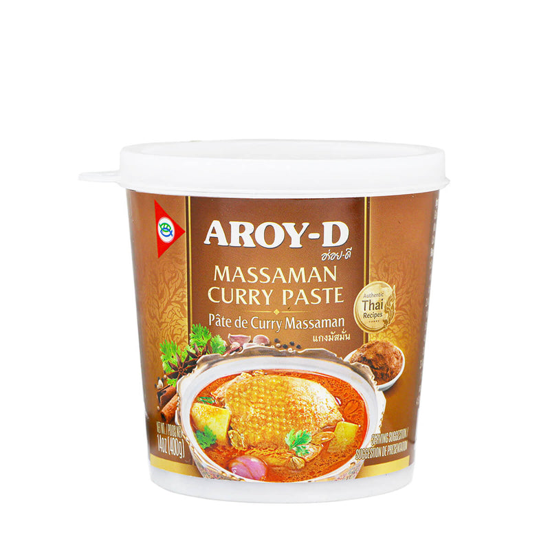Aroy-D Massaman Curry Paste 14 oz tub, Thai Cuisine 