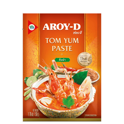 Aroy-D Tom Yum Paste, 1.76 oz packet, Thai Cuisine 