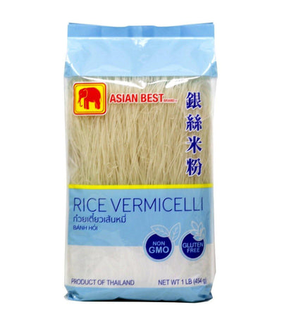 Asian Best Rice Vermicelli, NON GMO, Gluten Free, Thai 