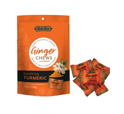 Bali's Best Ginger Chews Soothing Turmeric