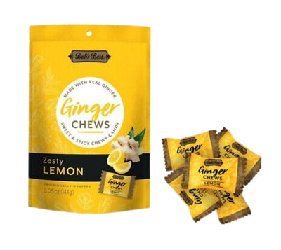 Bali's Best Ginger Chews Zesty Lemon