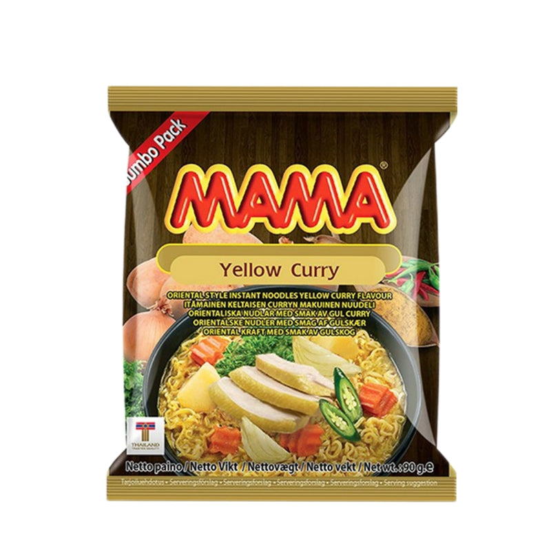 Mama Oriental Style Instant Noodles Yellow Curry Flavor (Jumbo Pack)