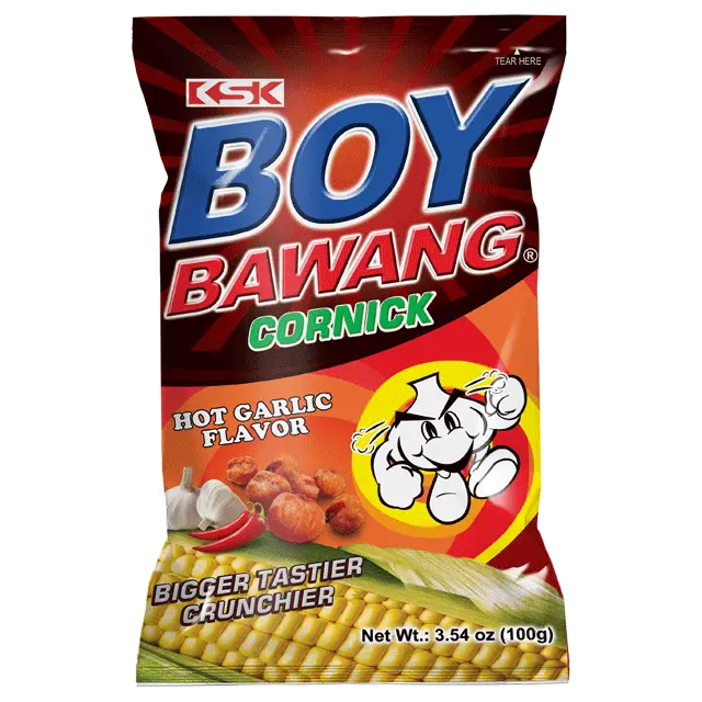 Boy Bawang Cornick Hot Garlic Flavor