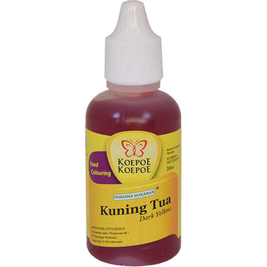 Butterfly Dark Yellow Food Colouring