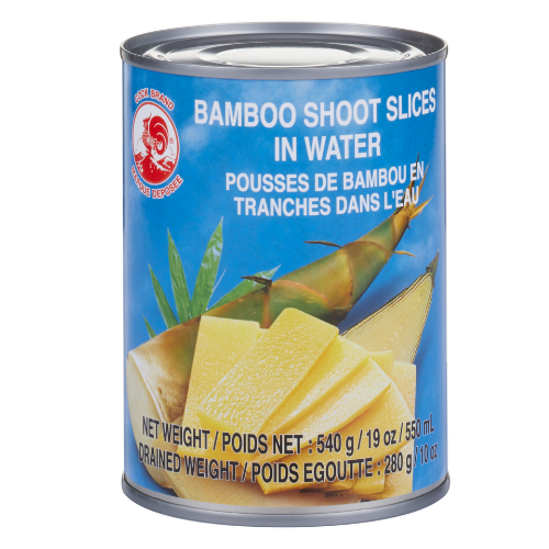Cock Brand Bamboo Shoot Slices in Water