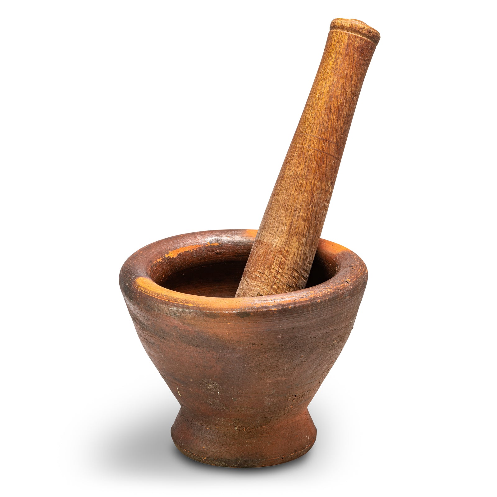 Clay Mortar & Pestle Kok & Sak, Lao & Thai Cookware
