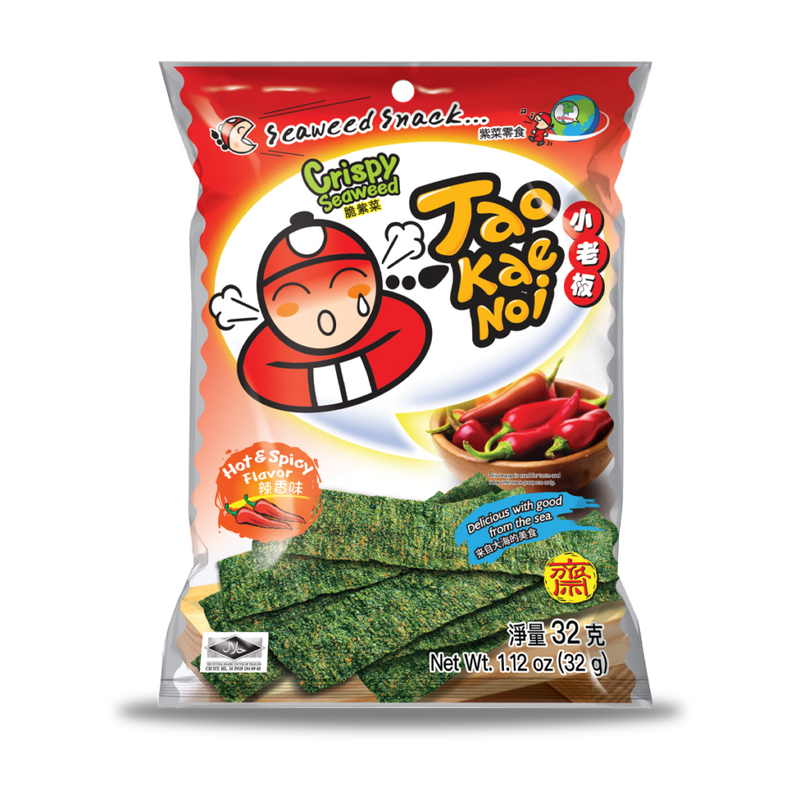 Tao Kae Noi Crispy Seaweed Hot & Spicy Flavour