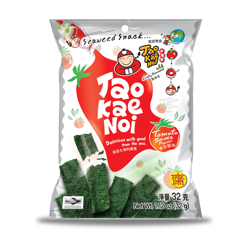 Tao Kae Noi Crispy Seaweed Snack Tomato Sauce Flavour