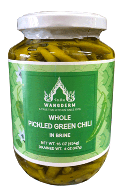Wangderm Whole Pickled Green Chili in Brine