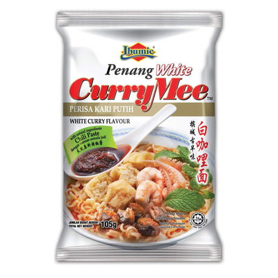 Ibumie Penang White Curry Mee Flavor 105 grams, Malaysian 