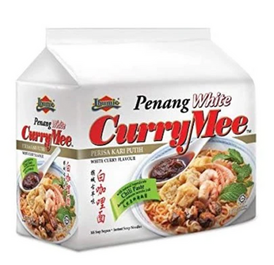 Ibumie Penang White Curry Mee Flavor, Malaysian 
