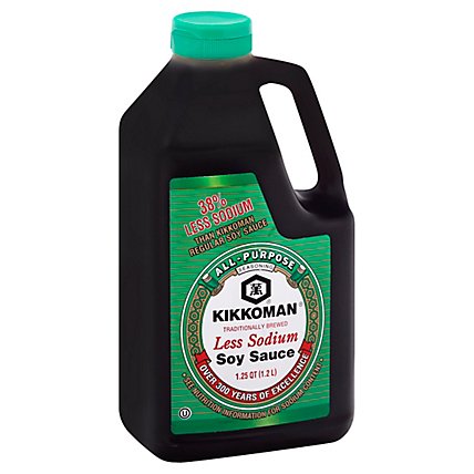 Kikkoman Less Sodium Soy Sauce 1.25 qt | SouthEATS
