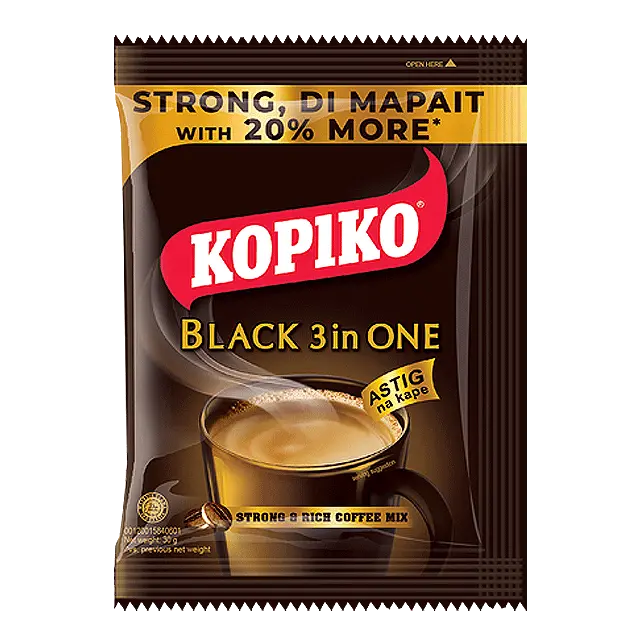 Kopiko Black 3 in 1 Instant Coffee