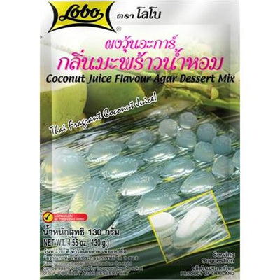Lobo Coconut Juice Flavor Agar Dessert Mix, Thai Cuisine