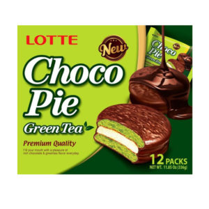 Lotte Choco Pie Green Tea