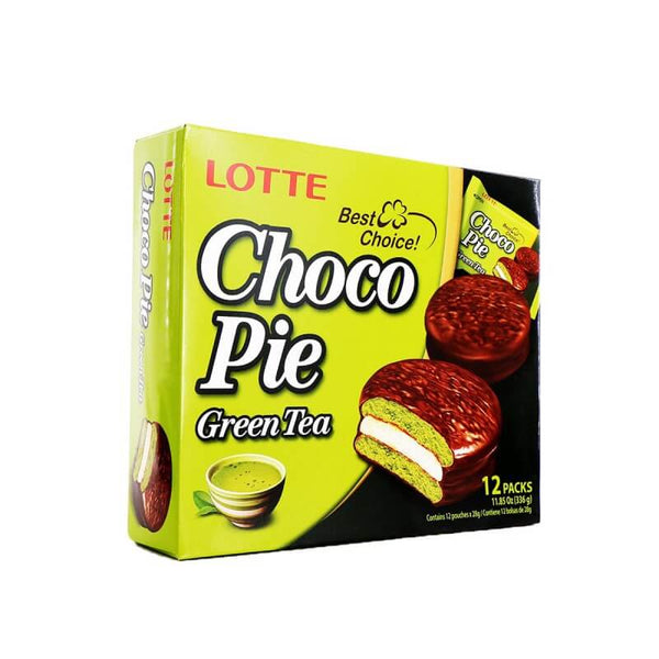 Lotte Choco Pie Green Tea