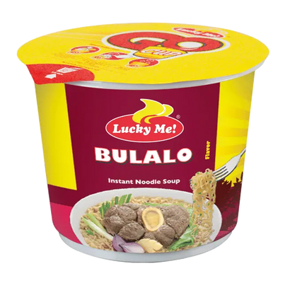 Lucky Me! Bulalo Instant Noodle Soup Artificial Beef and Bone Marrow Flavor