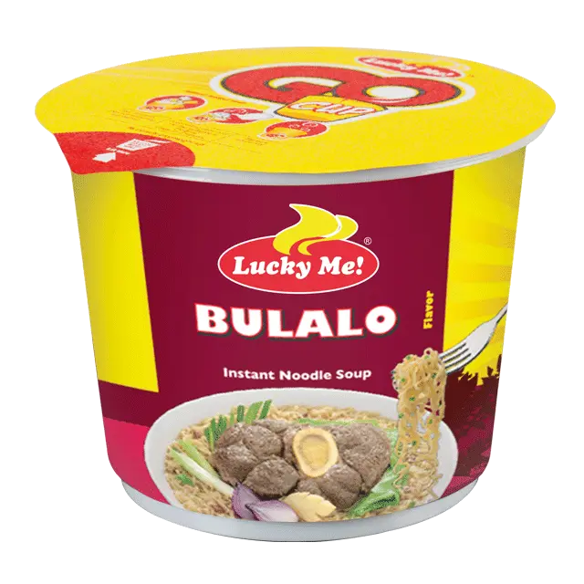 Lucky Me! Bulalo Instant Noodle Soup Artificial Beef and Bone Marrow Flavor