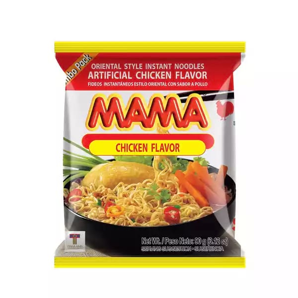 Mama Instant Noodles Artificial Chicken Flavor