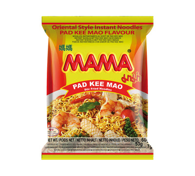 Mama Oriental Style Instant Noodles Pad Kee Mao Flavour, Thai 