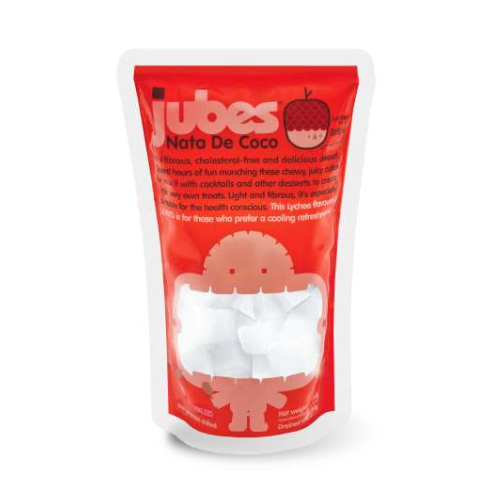 Jubes Coconut Gel Nata De Coco Lychee Flavor
