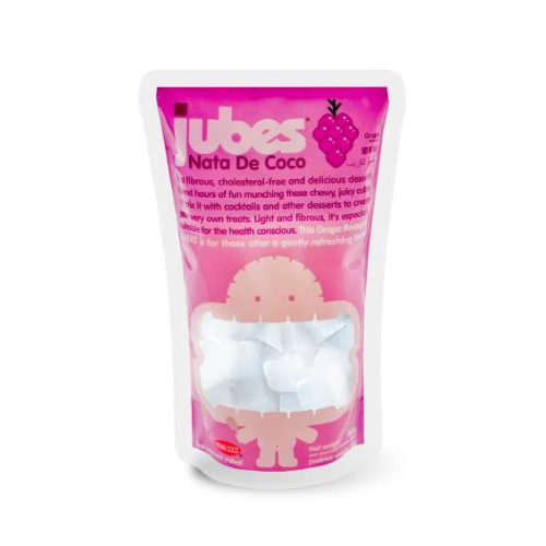 Jubes Coconut Gel Nata De Coco Grapes Flavor