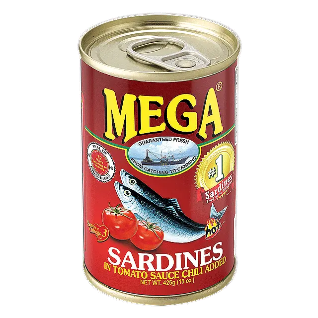 Mega Sardines in Tomato Sauce Chili Added