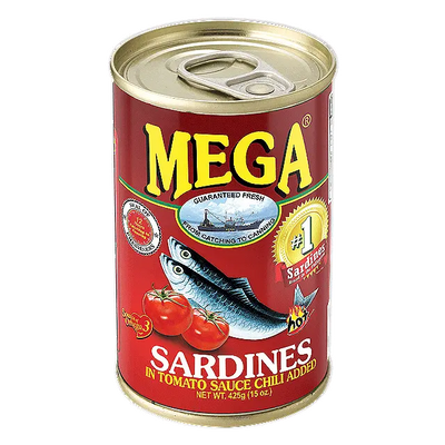 Mega Sardines in Tomato Sauce Chili Added
