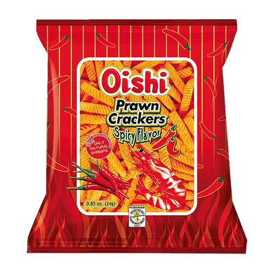 Oishi Prawn Crackers Spicy Flavor