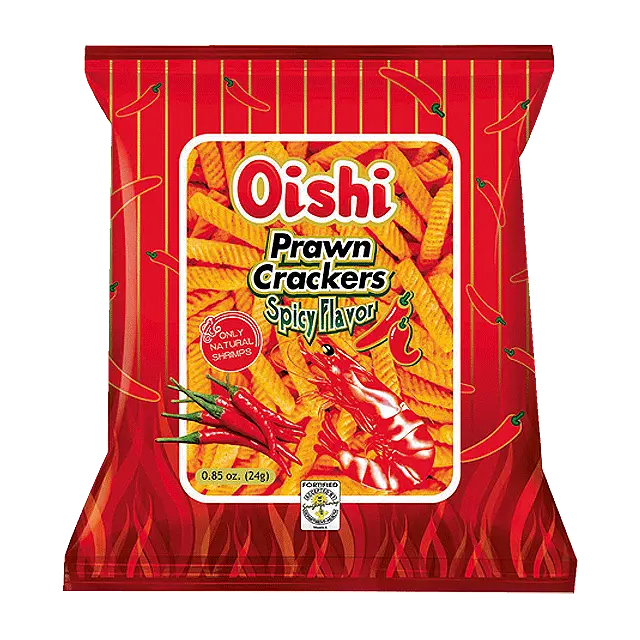 Oishi Prawn Crackers Spicy Flavor