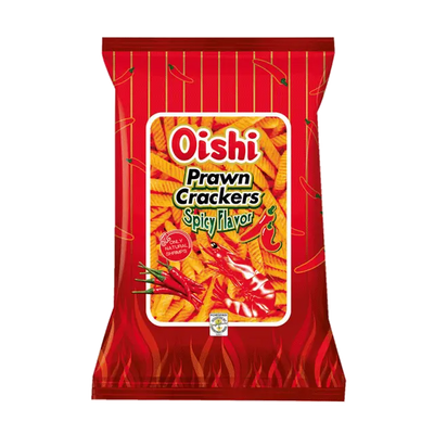 Oishi Prawn Crackers Spicy Flavor