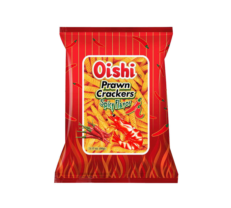 Oishi Prawn Crackers Spicy Flavor