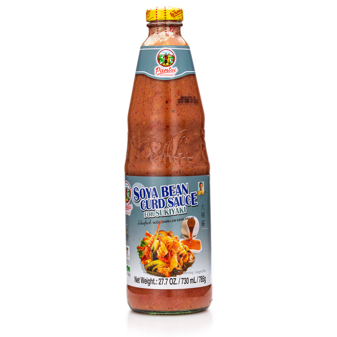 Glass bottle of Pantai Soya Bean Curd Sauce for Sukiyaki soup 