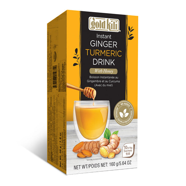 Gold Kili Instant Ginger Turmeric Drink with Honey