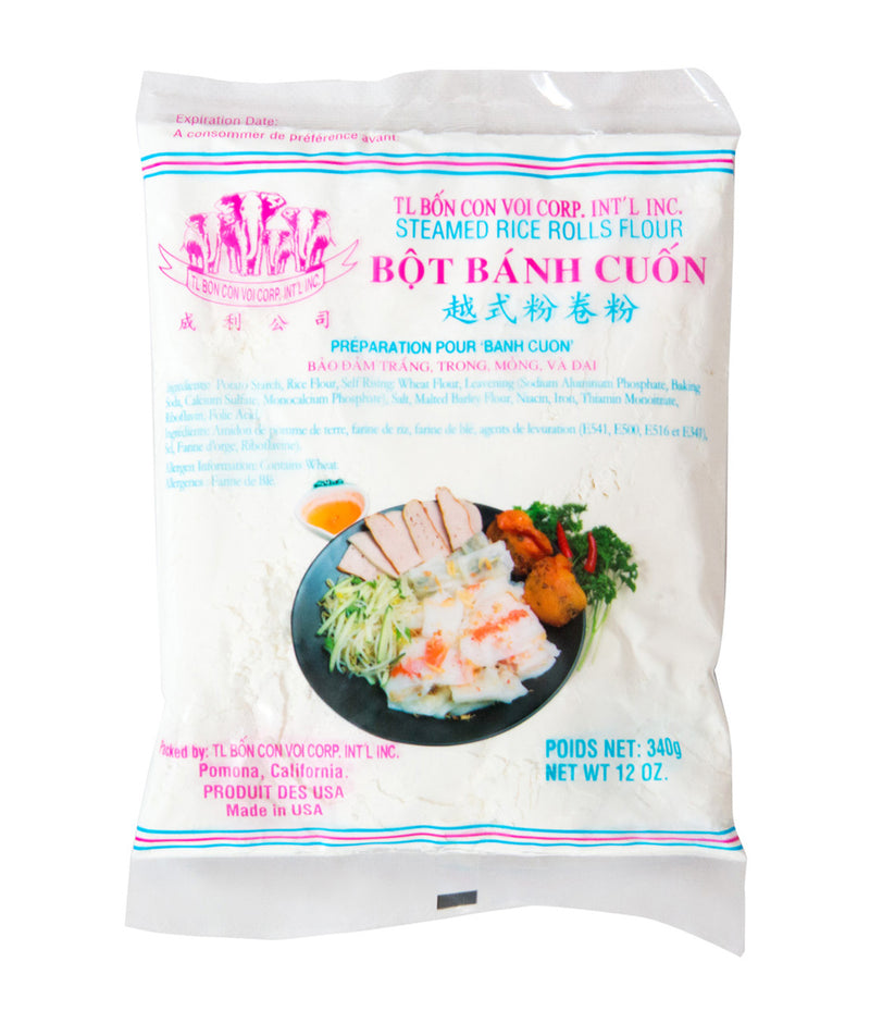 TL Bon Con Voi Corp Bot Banh Cuon Steamed Rice Rolls Flour