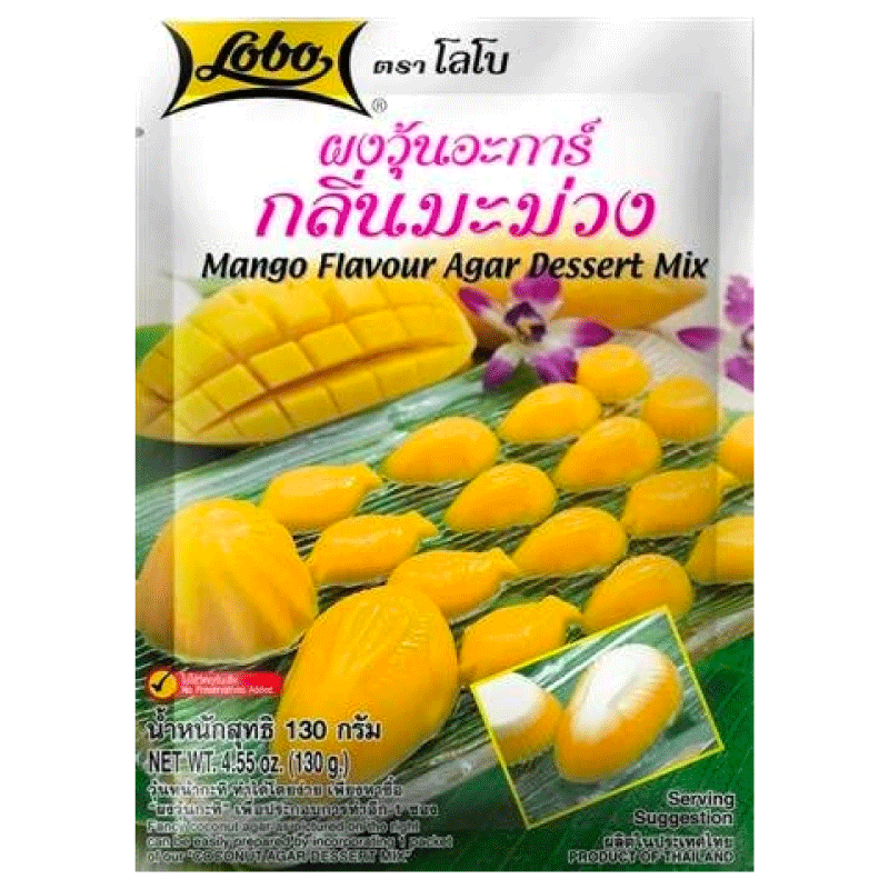 Lobo Mango Flavor Agar Dessert Mix