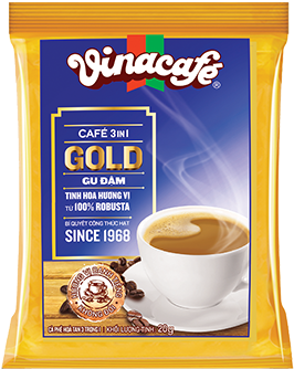 Vinacafe Cafe Gold 3 in 1, Product of Vietnam 