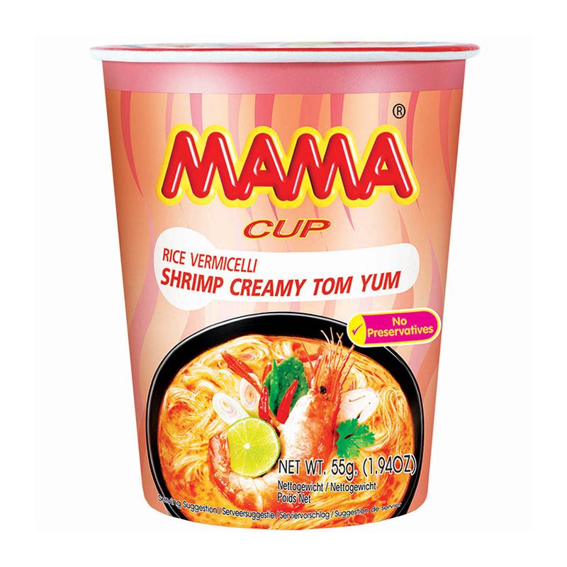 Mama Cup Rice Vermicelli Shrimp Creamy Tom Yum