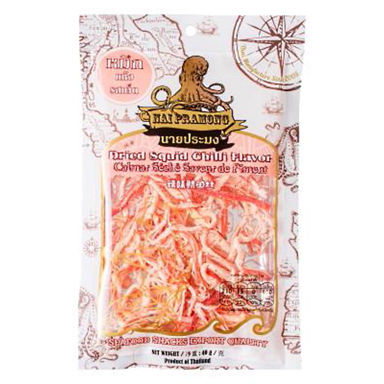 Nai Pramong Dried Squid Chili Flavor
