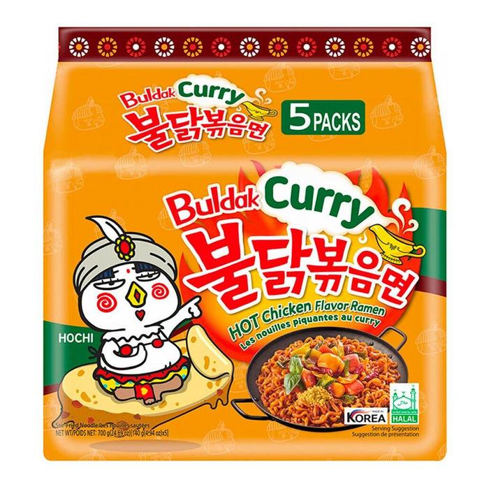 Samyang Curry Buldak Artificial Spicy Chicken Flavor Ramen