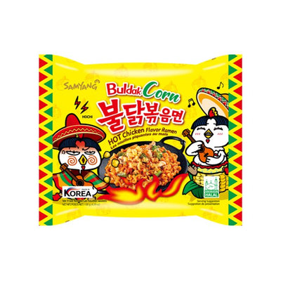 Samyang Buldak Artificial Spicy Chicken Ramen Corn Flavor