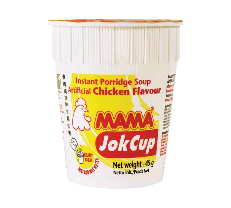 Mama Instant Porridge Soup Artificial Chicken Flavor Jok Cup