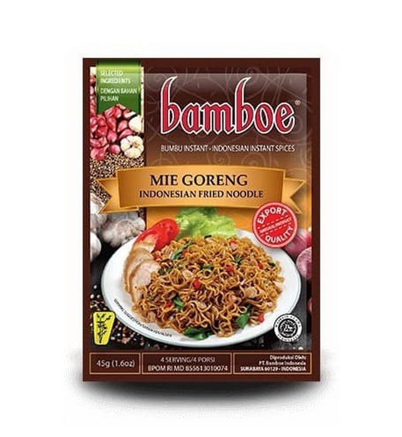 Bamboe Bumbu Mie Goreng Spice Mix for Indonesian Fried Noodle